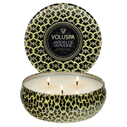 3 Wick Tin Candle - Jardin De Verveine 340g