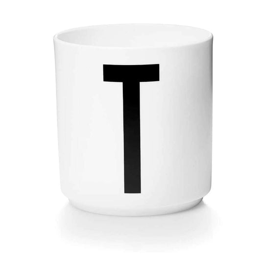 Porcelain Cup White (A-Z) T