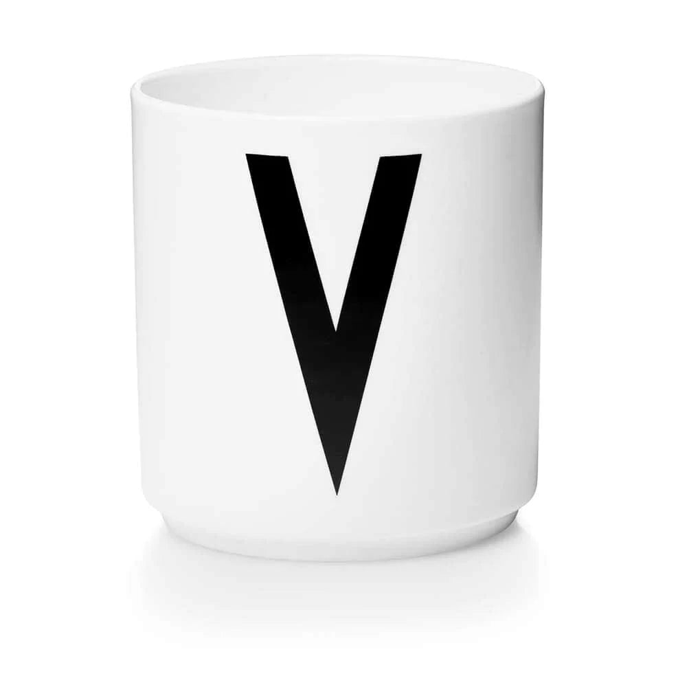 Porcelain Cup White (A-Z) V