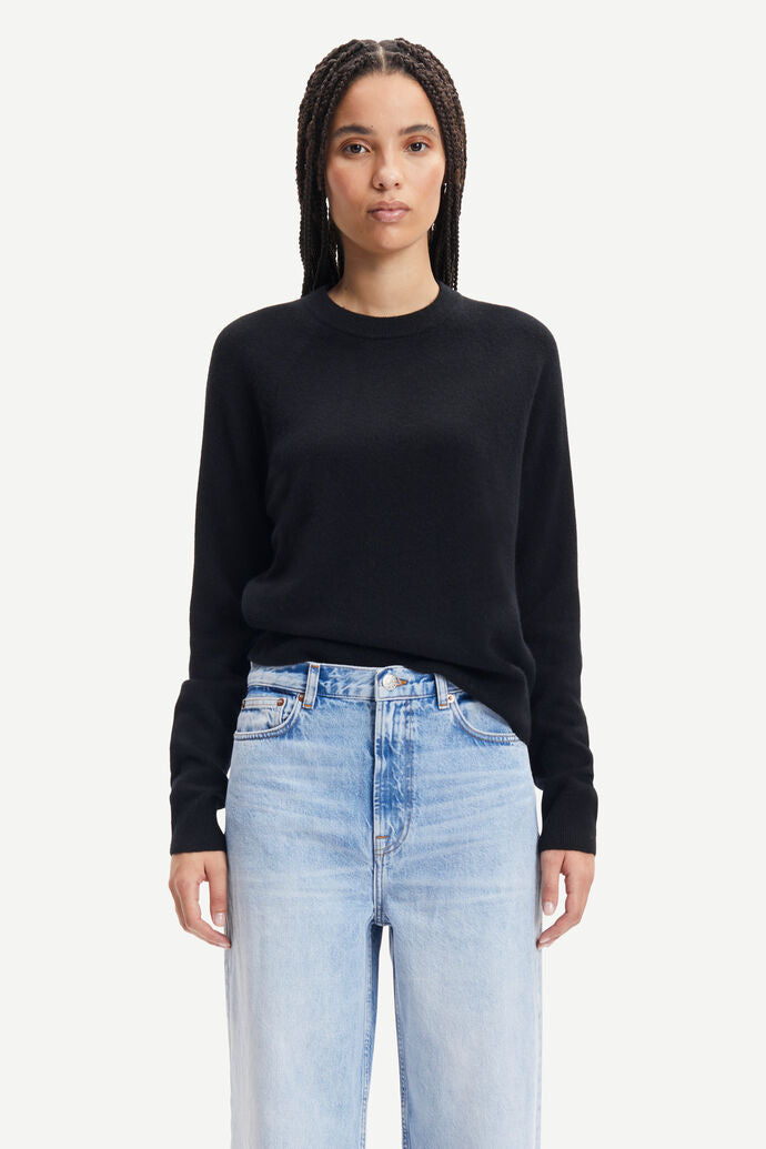 Boston O-Neck Sweater 6304 Black
