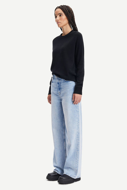 Boston O-Neck Sweater 6304 Black
