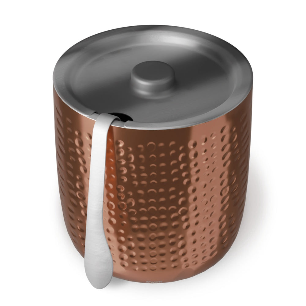Swell Dipped Metallic Ice Bucket + Tongs 2L