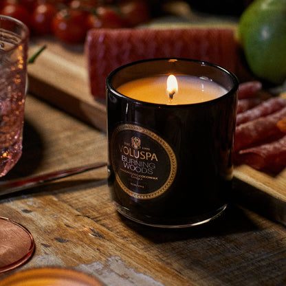 Boxed Classic Candle – Burning Woods 270g