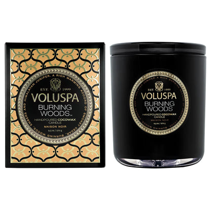 Boxed Classic Candle – Burning Woods 270g