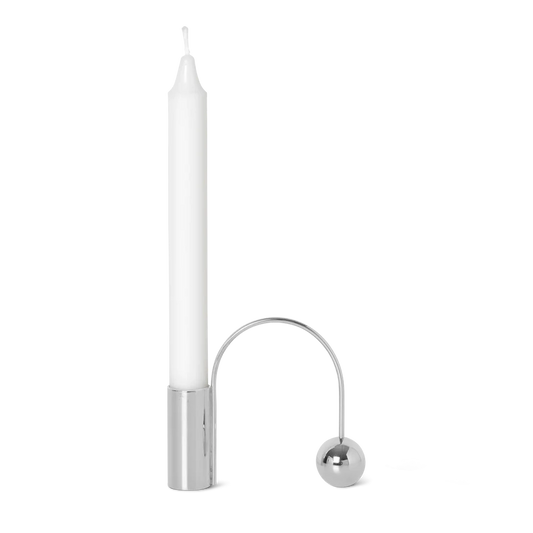 Balance Candle Holder Chrome