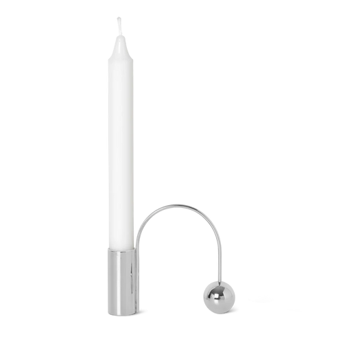Balance Candle Holder Chrome