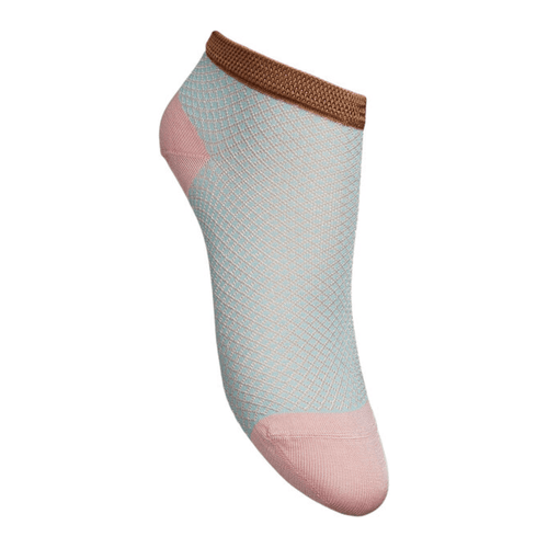 Dollie Harlequin Sock Agate Green