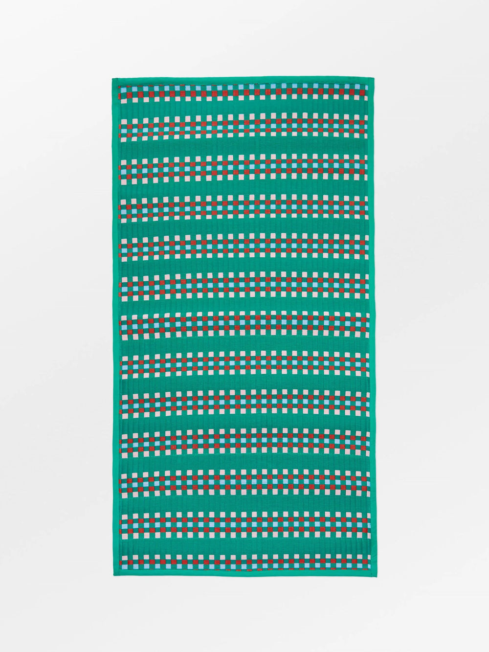 Cario Straw Mat Pepper Green