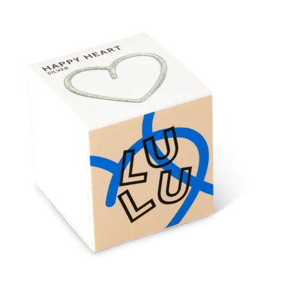 Happy Heart 1 Pcs Silver Plated Brass