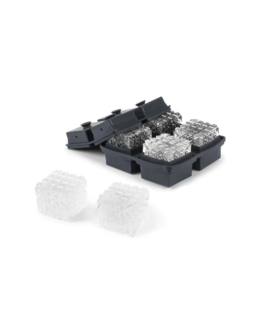 Crystal Coctail Ice Tray Charcoal