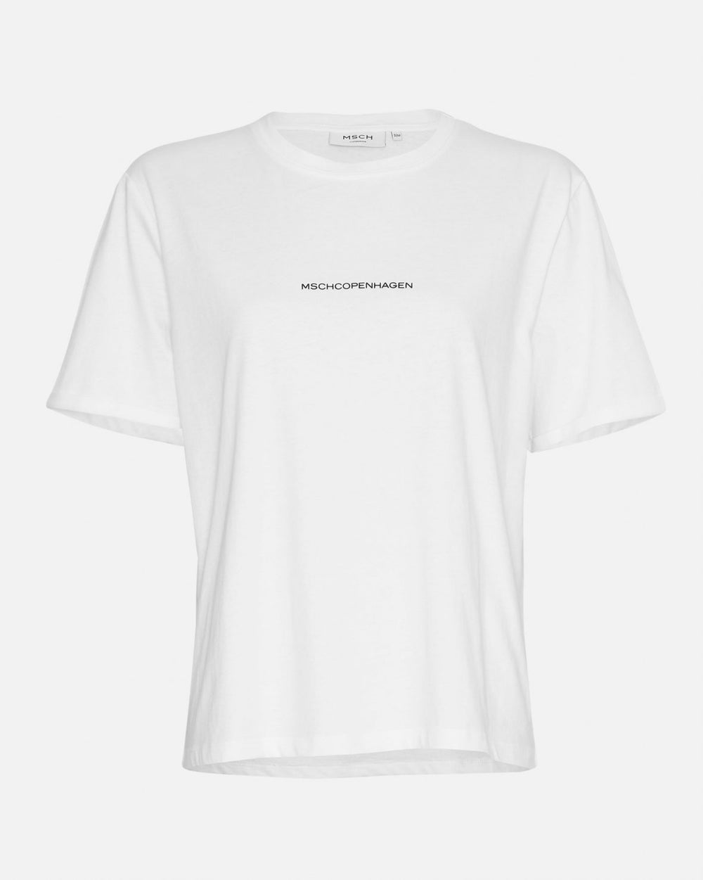 Terina Organic Small Logo Tee White/Black