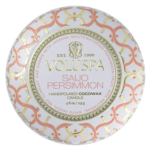 Mini Tin Candle – Saijo Persimmon 113g