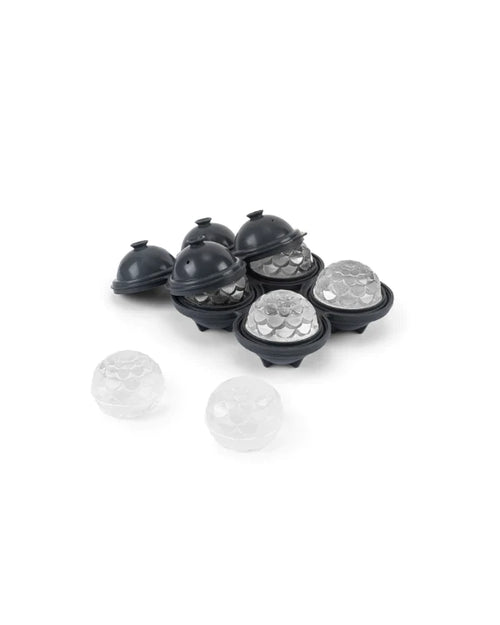 Petal Coctail Ice Tray Charcoal