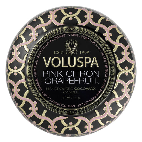Mini Tin Candle – Pink Citron Candle 113g