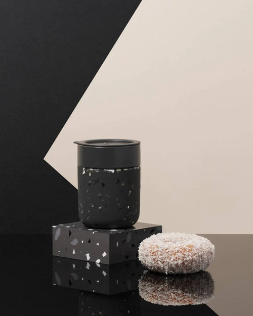Porter Mug Charcoal Terrazzo 12oz