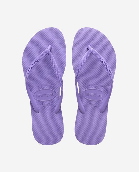 Slim Flip Flops Purple Paisley