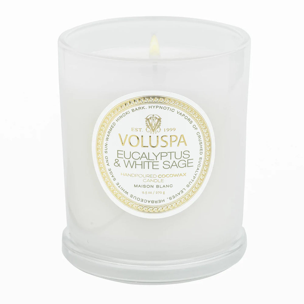 Classic Candle – Eucalyptus & White Sage 270g