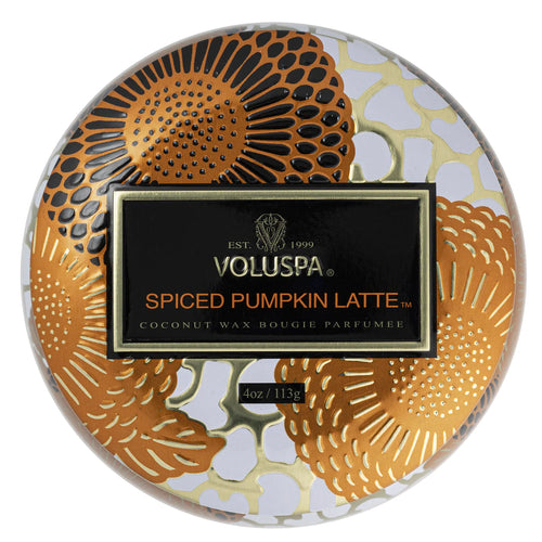 Mini Tin Candle – Spiced Pumpkin Latte 113g