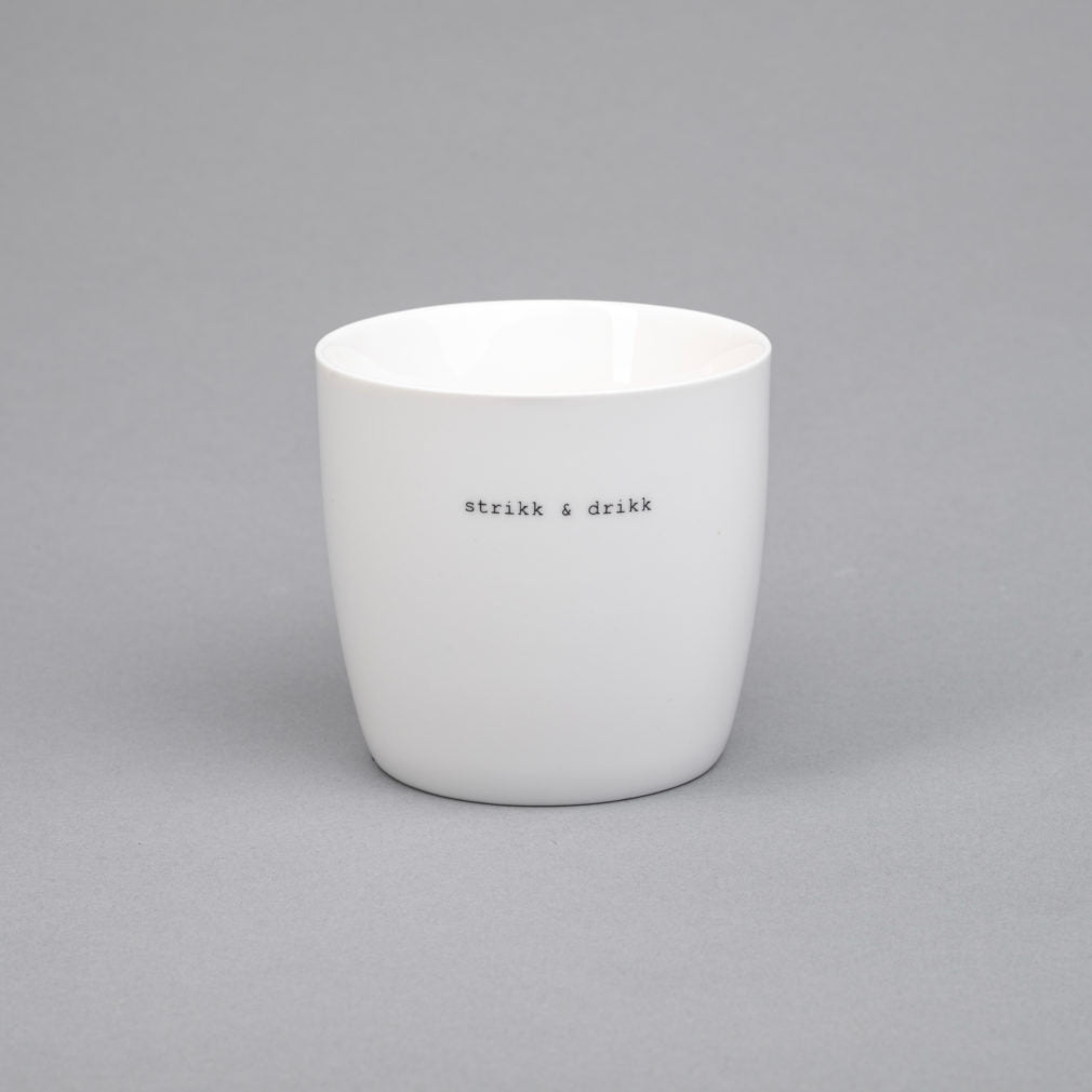 Krus "strikk & drikk" 300ml