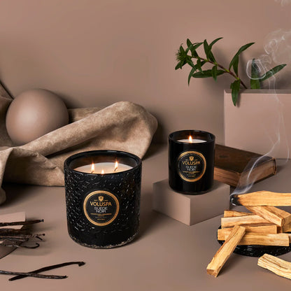 Boxed Classic Candle – Suede Noir 270g