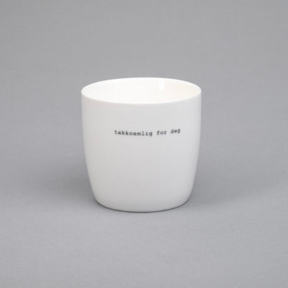 Krus "takknemlig for deg" 300ml