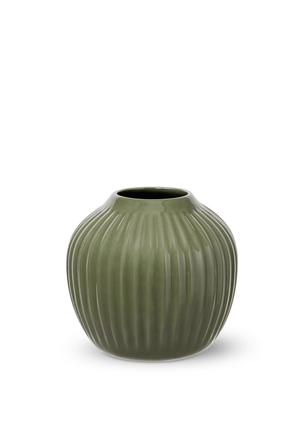 Hammershøi Vase H13 Mørk Grønn