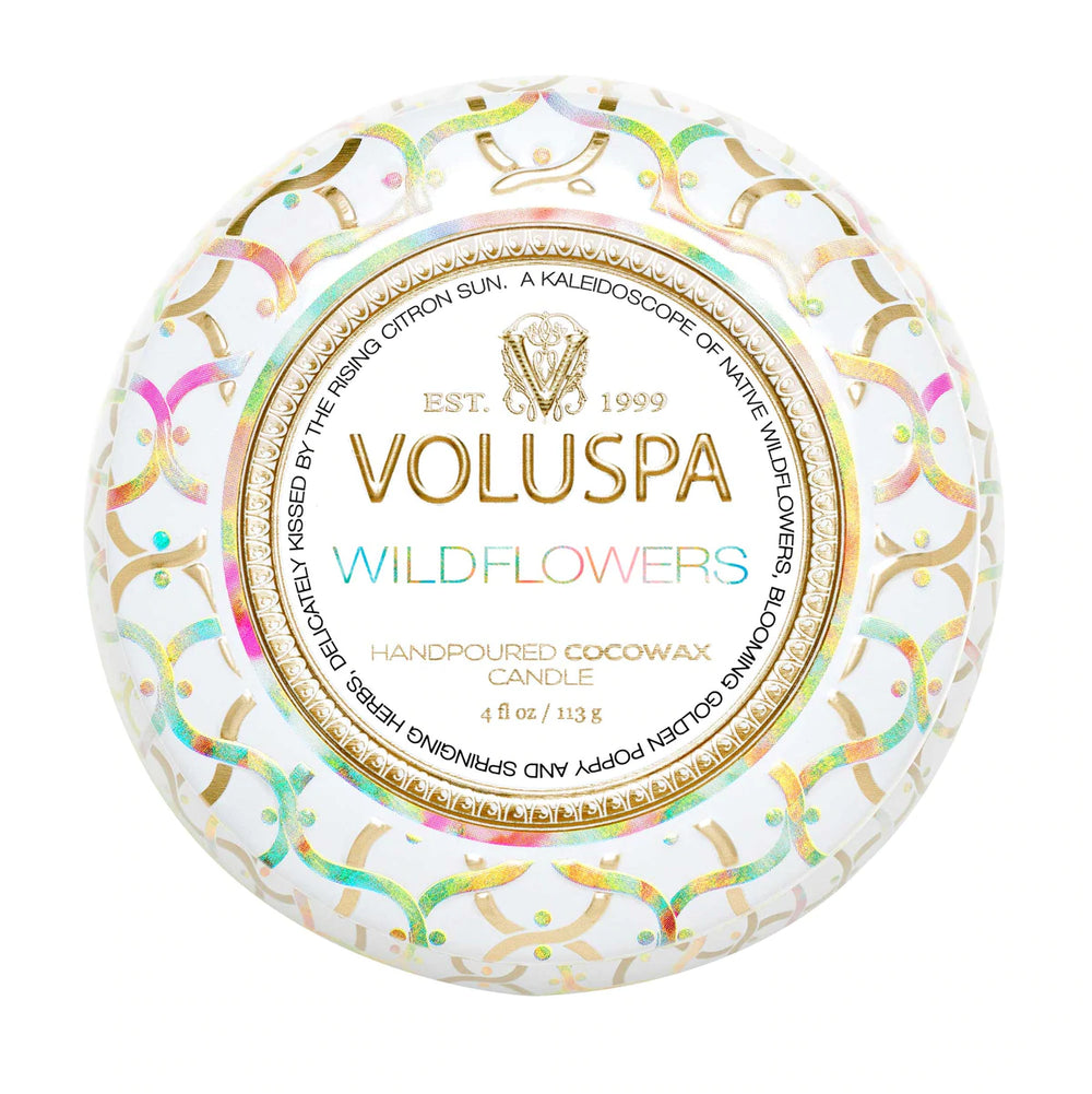 Mini Tin Candle – Wildflowers 113g