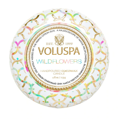 Mini Tin Candle – Wildflowers 113g