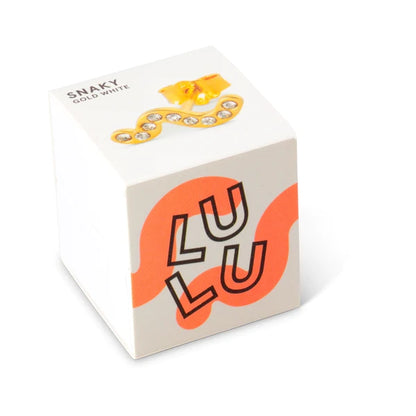 Snaky 1 Pcs Gold Plated White